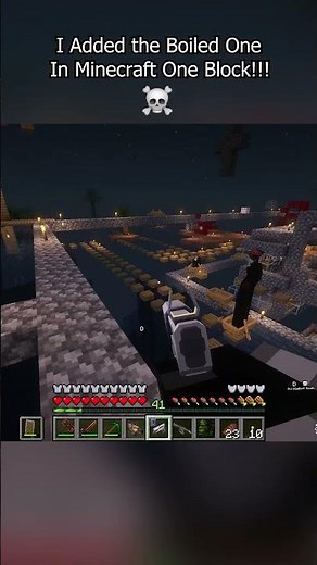 The boiled one in Minecraft One Block Skyblock #minecraft