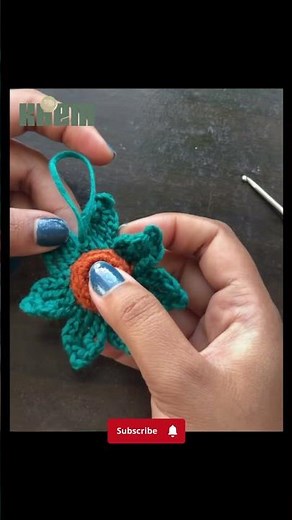 “Crochet Flower Tutorial | Easy & Aesthetic Crochet Design | Khem Art Studio” #khemsuva