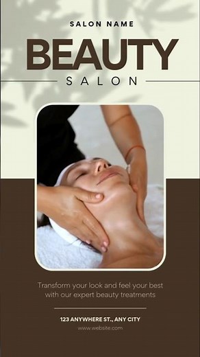 Beauty Salon Promo Video for Social Media Marketing