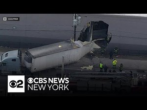 Video shows dump truck crashing into Target in New Jersey