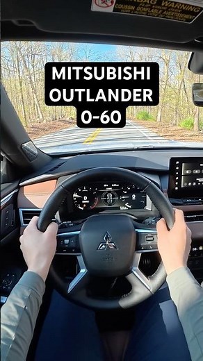 2026 Mitsubishi Outlander Acceleration