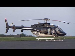 N407BE - Bell 407 Taking Off