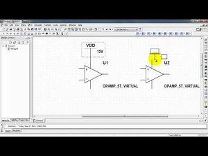 NI Multisim: VDD and VSS power supply voltages
