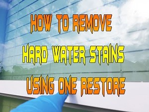 How to remove Hard Water Stains EASY with OneRestore!