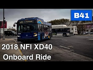 ᴴᴰ⁶⁰ MTA NYCT Bus: Onboard a 2018 XD40 on the B41 Bus - Kings Plaza to Brooklyn Junction