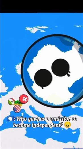 Countries become independence (final Part 1) 😱💀 #countryballs #humor #funny #shorts #viral