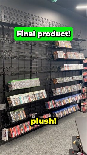 Completely revamping my game store’s shelving!