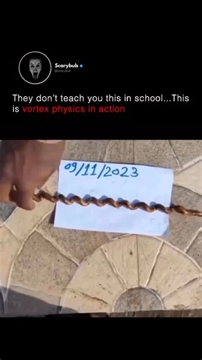 Scarybub on Instagram: "They don’t teach you this in school...This is vortex physics in action #reels"