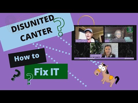 How to fix a disunited canter