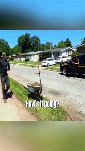 Mowing an Overgrown Property and Police Encounter