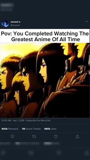Greatest anime of all time // anime name :- Attack on Titan.#otakulife#trend #fyp#explore#fypシ゚viral
