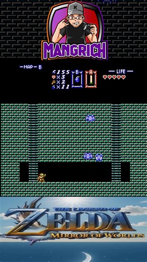 9.5K views · 96 reactions | The Legend Of Zelda Mirrior Of Worlds is a crossover between The Original Zelda and Zelda Link To The Past. We are in Dungeon 2. Lets see how this plays out. | Mangrich1 Gaming | Facebook