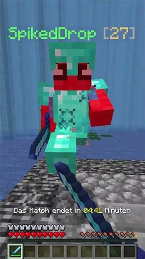 Mein Gegner spielt wohl mit McDonald’s WLAN... #minecraft #shorts #clips