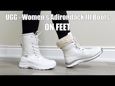 UGG Women's Adirondack III Boots - ON FEET Comparison