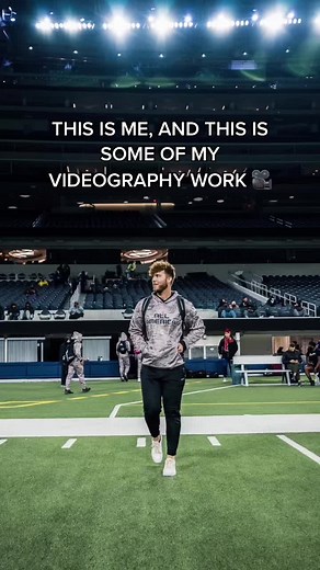 6’7 cameraman with the angles (; #videography #sports #losangeles #sofi #nfl #photography #cinematic #football #FritoLayRickRoll #fyp #foryou