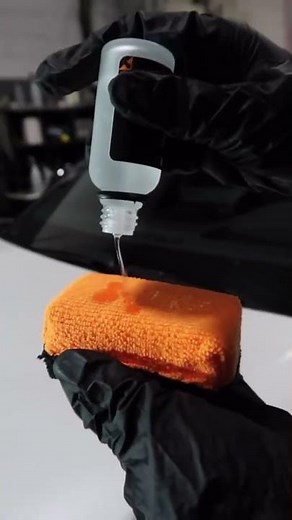 Another happy detailer putting Cerakote Professional Ceramic Paint Coating to the test ✨ #cerakote