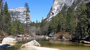 Well, it's not a livestream, but it is... a stream. If you're like us, you might find it strangely relaxing to stare at and listen to running water. Take a moment to enjoy some of the sights and sounds of Mirror Lake and Tenaya Creek, a quiet corner of Yosemite Valley. | Yosemite National Park