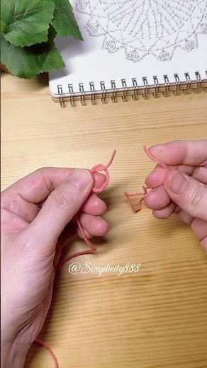 Magic Knot (Fisherman’s Knot) #simplicity888 #crochet #knitting