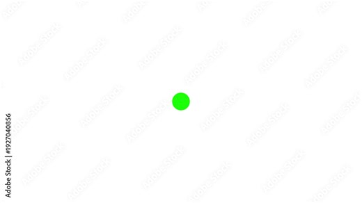 Typing loading dots animation. Spinning loading icon animation on white background. Loading is indicated by 1 dot animation.