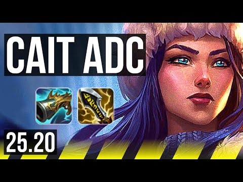 CAITLYN & Alistar vs DRAVEN & Nidalee (ADC) | Godlike | EUW Master | 25.20