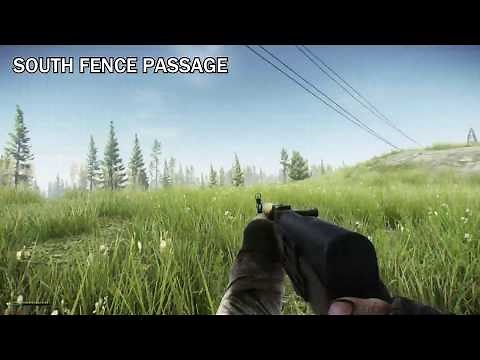 South Fence Passage Exit Location (Shoreline) With Map - Escape From Tarkov