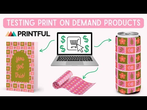 How to Order Print on Demand Products | Testing Print on Demand Products Using Printful