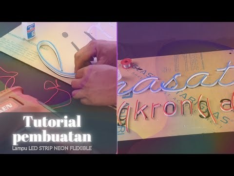 DIY LED STRIP NEON FLEX || TUTORIAL