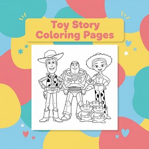 Toy Story Coloring Pages for Kids | 50 Printable Sheets | Disney Coloring Book PDF | Instant Download - Etsy Canada