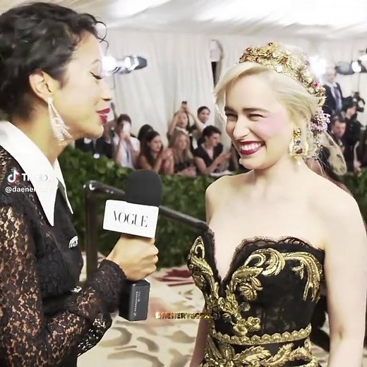 Emilia Clarke as the Iconic Mother of Dragons