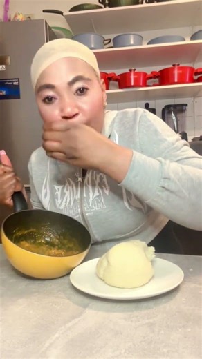 Ogbono and fufu very delicious