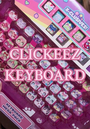 Not just a keyboard… it’s a collectible ⌨️✨ My kids love the clicks, the colors, and collecting different ones. Perfect for playtime fun! #clickeez #clickeezkeyboard💞 #toysforkids #tiktokshopcreatorpicks #tiktokshopholidayhaul