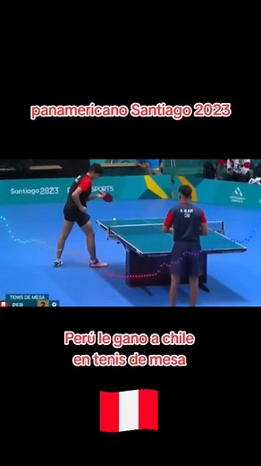 Perú Wins Men's Table Tennis Series Against Chile - Panamerican Santiago 2023