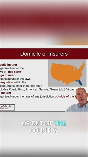 Insurance Domicile: Domestic, Foreign, or Alien? Test It! #shorts