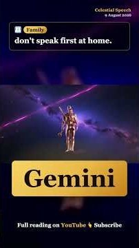 Gemini Horoscope | August 9, 2026 | Celestial Speech