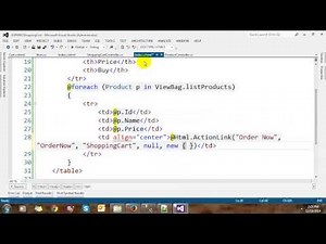 Building Shopping Cart with ASP.NET MVC and Entity Framework