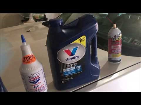 2004 Cadillac SRX Trans fluid change and Lucas Transmission fix.