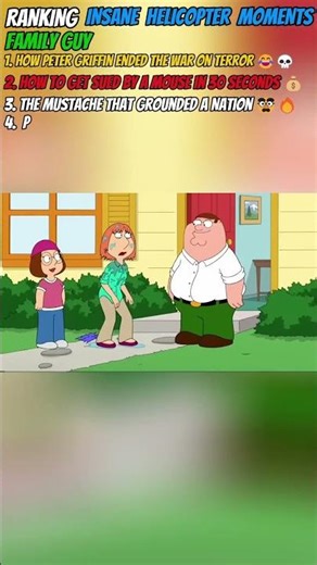 Ranking Insane Helicopter Moments on Family Guy #familyguy #funny #petergriffin