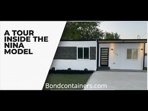 Bond Containers -Trinity model home built in 45 days. Shipping Container Home