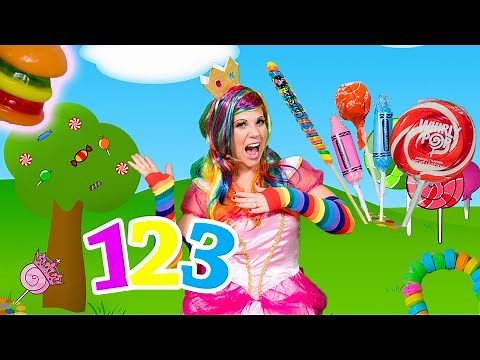 Princess Lollipop Counts with Candy so You Can LEARN Numbers!