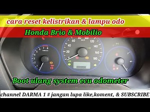 How to reset the Brio/Mobilio speedometer manually #resetspidometer #resetecu