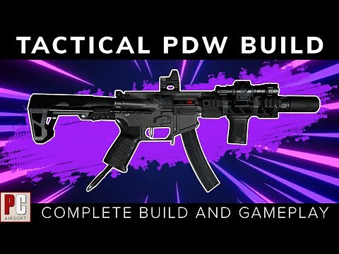 Tactical PDW Build | HPA King Arms PDW Complete Build & Gameplay