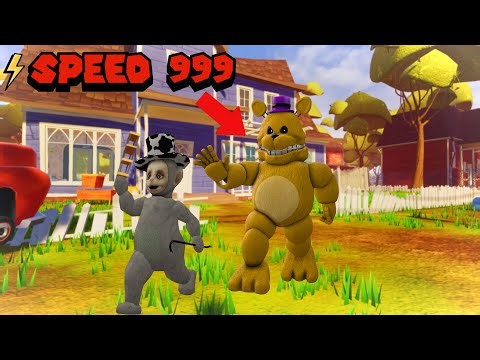 white tubby plays fredbear hello neighbor mod