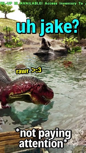 When you try to live on an ark in Ark Survival. Sacrifices must be made. 😔 Check out the full video on our YouTube Channel! | Worst Premade Ever