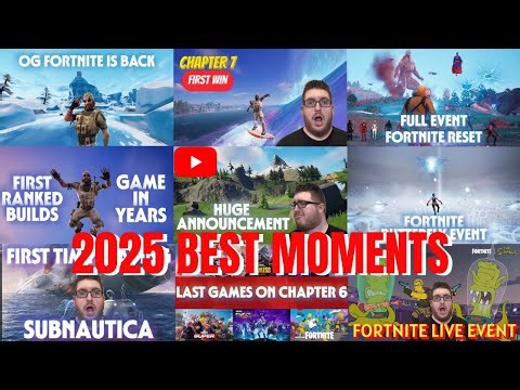 My Best YouTube Moments of 2025 (Fortnite + More)