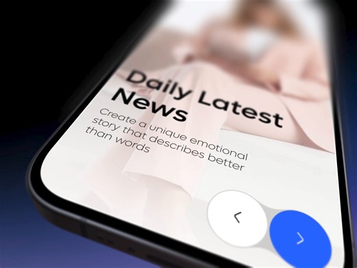News mobile application ui design