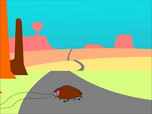 Animation - Yet another simple but classic Road Runner gag