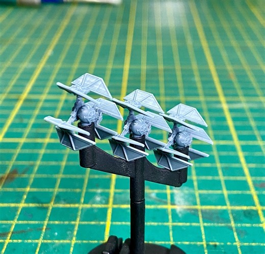 SW Armada TIE Defender (24 Fighter Miniatures) Mel Miniatures - Etsy