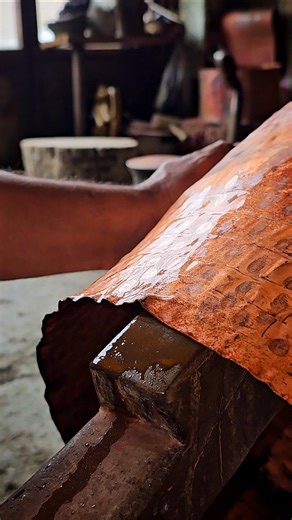 Copper softens after annealing. #Annealing #shorts #secret #tricks