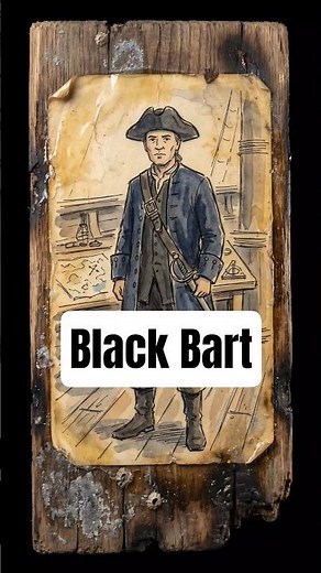 His Crew Threw His Body Into The Sea So The British Couldn't Have Him #bartholomewroberts #blackbart