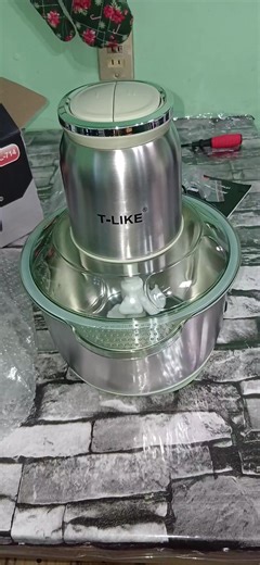 Procesador de alimentos muele pica tritura y mezcla perfecto para todo lo que tengas que hacer en cocina y repostería acero inoxidable #muele #triturador #procesador #alimentos #cocina